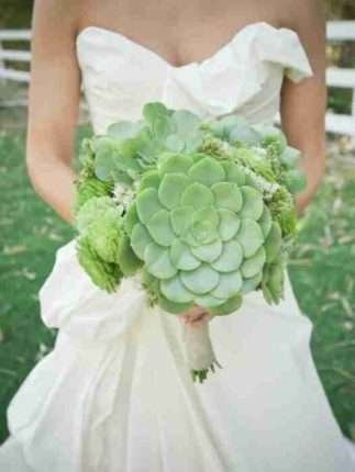 Formas creativas de usar suculentas en su boda